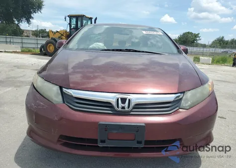 2012 Honda Civic Lx из США, поврежденный, VIN 19XFB2F59CE066481